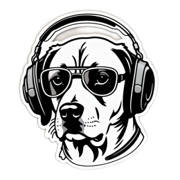 artists dogs SVG PNG design with clean design elements