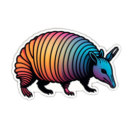 fantasy armadillo SVG PNG design with clean design elements