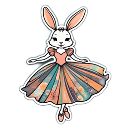bunny dress SVG PNG design