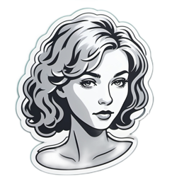 illustration portrait SVG PNG design