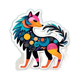 fantasy dogstickers SVG PNG design with clean design elements
