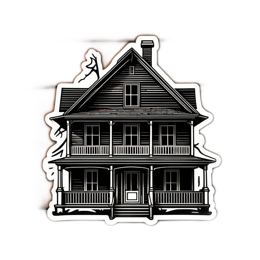 house sketch SVG PNG design with clean design elements