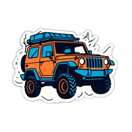 jeep adventure SVG PNG design with clean design elements