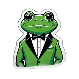 frog formal SVG PNG design