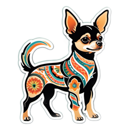 chihuahua SVG PNG design with clean design elements