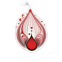 red swirls SVG PNG design