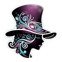 profile hat SVG PNG design