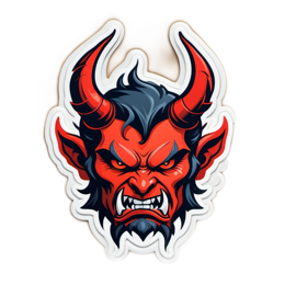 devil SVG PNG design with clean design elements