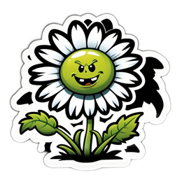 fantasy plant flower SVG PNG design with clean design elements, white and green floral elements