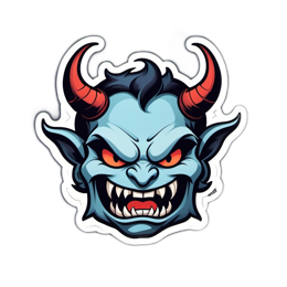 fantasy monster SVG PNG design with clean design elements