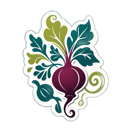 radish SVG PNG design with clean design elements