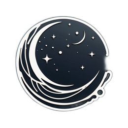 night sky stars SVG PNG design