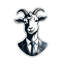 fantasy goat sticker SVG PNG design