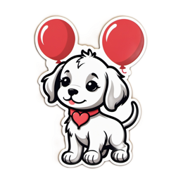 balloons dog SVG PNG design