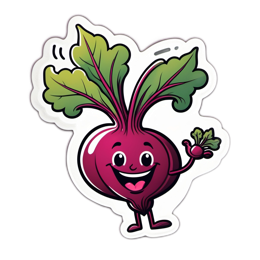 funny character redbeet SVG PNG design