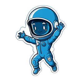 unicorn astronaut SVG PNG design