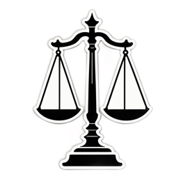 law scale symbol SVG PNG design with clean design elements