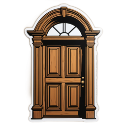 door wood SVG PNG design