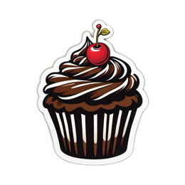 cupcake chocolate SVG PNG design