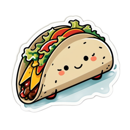taco cute SVG PNG design