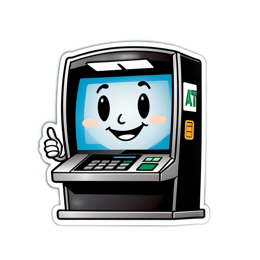 funny atm characters SVG PNG design with clean design elements