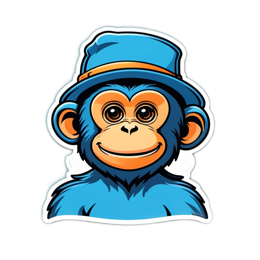 monkey happy SVG PNG design