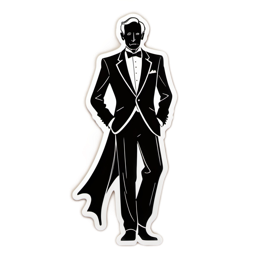 sticker suit SVG PNG design with clean design elements