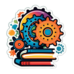 creative learning gears SVG PNG design