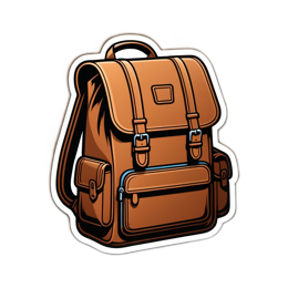 backpack accessory SVG PNG design with clean design elements