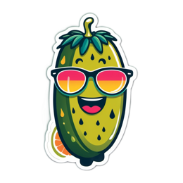 fruit sticker SVG PNG design