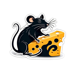 cheese cartoon SVG PNG design with clean design elements