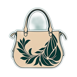 handbag flora SVG PNG design with clean design elements