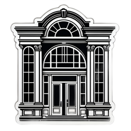 building blackwhite SVG PNG design