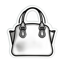 fashion handbag SVG PNG design with clean design elements