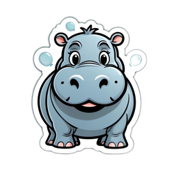hypo cartoon SVG PNG design with clean design elements
