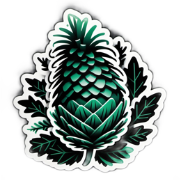 artichoke SVG PNG design with clean design elements