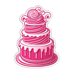 cake pink SVG PNG design