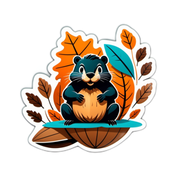 animals autumn SVG PNG design with clean design elements