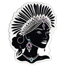 black woman SVG PNG design