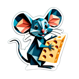 fantasy mouse cheese SVG PNG design