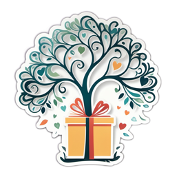 tree gift SVG PNG design