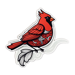 cardinal SVG PNG design with clean design elements