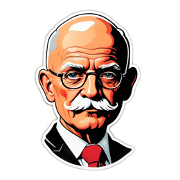 vintage portrait sticker SVG PNG design