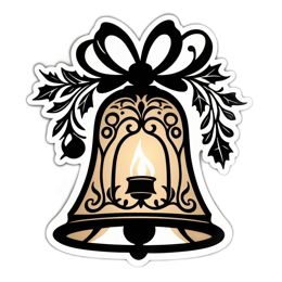 christmas bell SVG PNG design