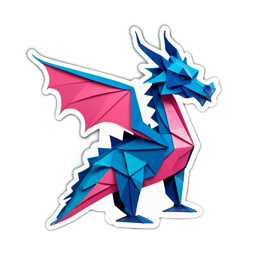 dragon polygon SVG PNG design