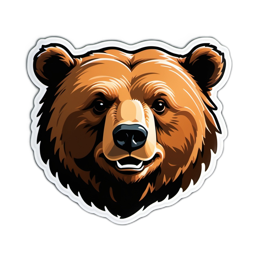 bear vector SVG PNG design with clean design elements