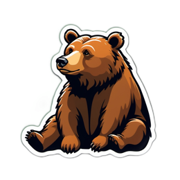 bear cute SVG PNG design with clean design elements