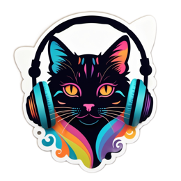 headphones colorful SVG PNG design