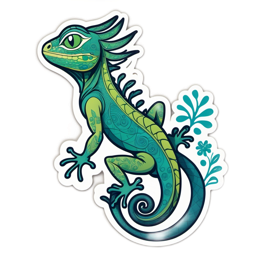 fantasy iguana SVG PNG design
