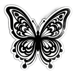 butterfly patterns SVG PNG design with clean design elements